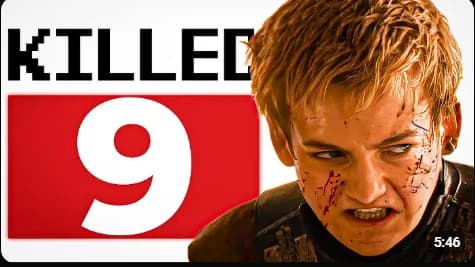 Thumbnail: “Killed 9”, a Game of Thrones video from the project period.