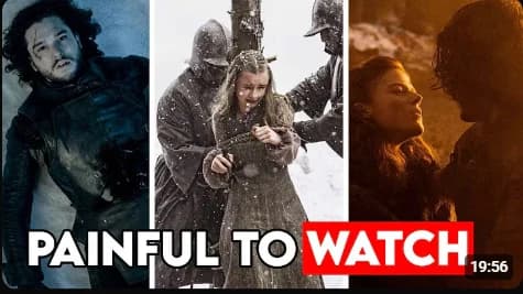 Thumbnail: “Painful to watch”, a Game of Thrones video from the project period.